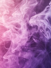 Obraz premium Smoke close-up on black background