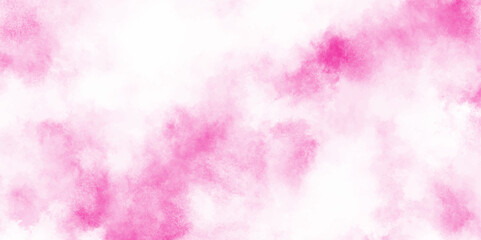 Pink rose tone abstract texture with cloudy stains, Stain artistic hand painted texture of pink, pastel hand painted watercolor of pink texture, White smoky watercolor painting on old paper texture.