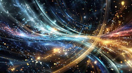 Obraz premium Celestial Abstract Background Illustration of a Starry Sky