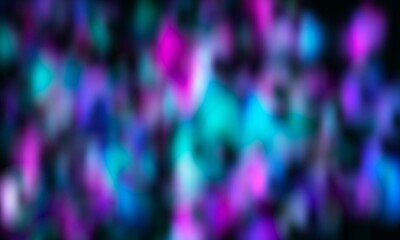 Vivid abstract background with blurred neon hues of purple, blue, and pink, creating a glowing and dreamy visual effect.