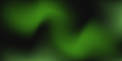 Abstract Green and black gradient background featuring a subtle grainy texture. Ombre gradient Noise grain rough grungy & Matte shimmer. Pastel green gradient foil shimmer background