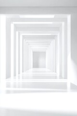 Obraz premium Empty White Room