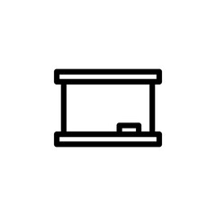 whiteboard icon vector template design
