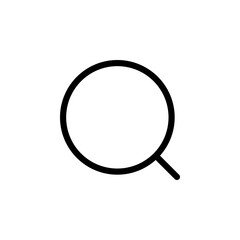 magnifying glass icon vector template design