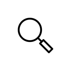 magnifying glass icon vector template design