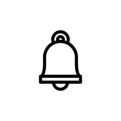 notification bell icon vector template