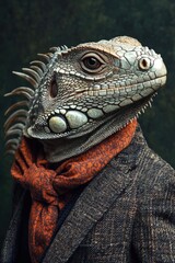 Fototapeta premium Mannequin Lizard Fashion