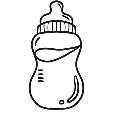 recommend clip art: Baby bottle outline