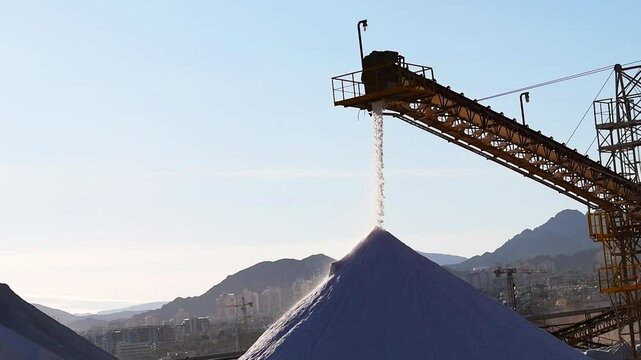 Industrial and commercially effective extraction, production or manufacturing of sea mineral salts from waters of the Aqaba gulf of Red Sea. Here the salinity of seawaters is the highest in the world