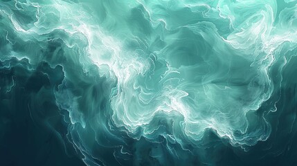 Obraz premium A_top-down_view_of_swirling_misty_water_in_shades