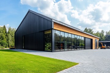 Fototapeta premium Modern storehouse, Generative AI