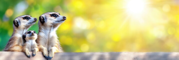 Exploring maternal cooperation in social species through the bond of meerkats nurturing their young in a sunlit habitat