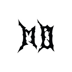 MO monogram logo design letter text name symbol monochrome logotype alphabet character simple logo