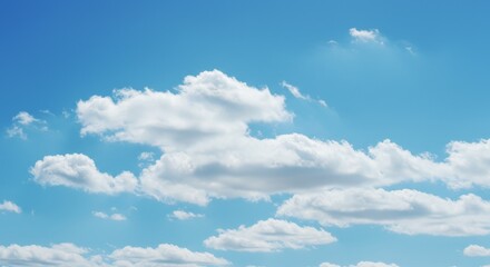 Naklejka premium A normal blue sky