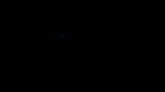 Blue Glowing Lightning Graphic Element Loop Overlay