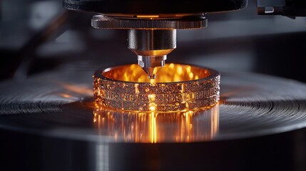 Precision laser welding jewelry ring, factory.