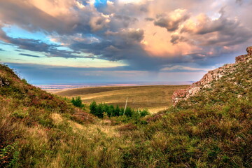 Karamurun-tau is a picturesque mountain range of the Orenburg region.