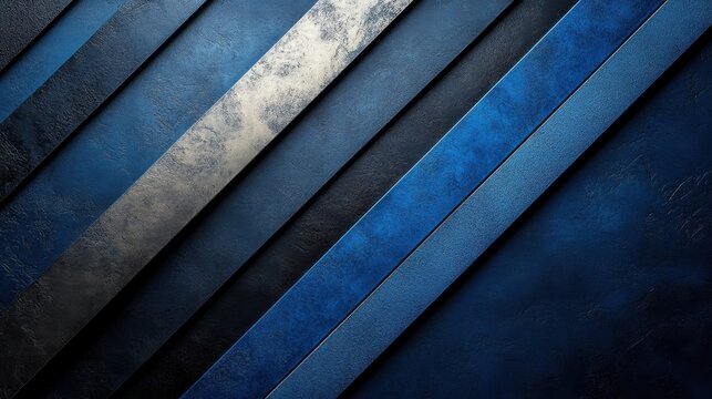 Minimalist blue background with parallel lines for design, banner template. Featuring white space in the center of the page for text. Ideal for geometric minimalist wallpapers with an elegant touch.