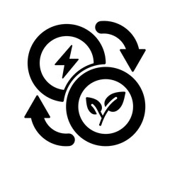 power plant coin solid icon