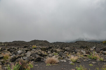 A distinctive and phenomenal landscape on Mount Etna in Sicily