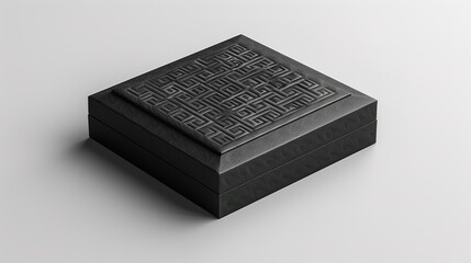 Design_of_a_black_packaging_box_with_a_pattern_base
