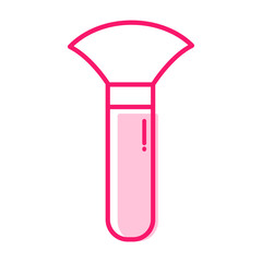 New beauty makeup in spring red icon pack