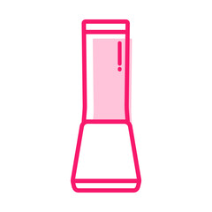New beauty makeup in spring red icon pack