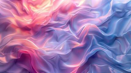 Fototapeta premium _Holographic_gradient_background_with_pastel_pink