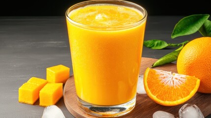 Refreshing Orange Mango Smoothie