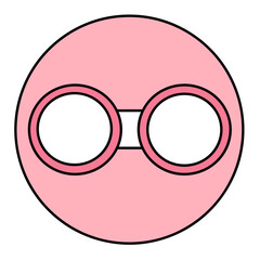 New beauty series in spring colored icon pack