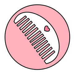 New beauty series in spring colored icon pack