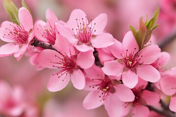 Delicate Pink Blossoms Spring Flowers Nature Beauty