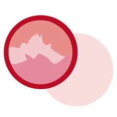 New beauty series in spring cosmetic icon pack