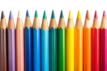 Colored Pencils Close Up