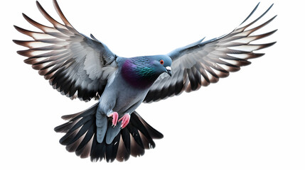 Naklejka premium pigeon isolated on white transparent background,generative ai