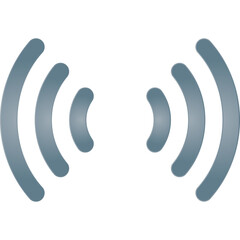 Simple vector icon wi fi
