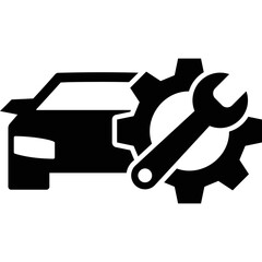 Simple vector icon car

