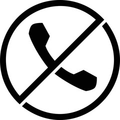 Simple vector icon prohibited
