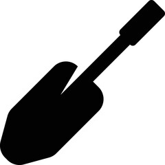 Simple vector icon garden shovel