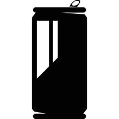 Simple vector icon soda can