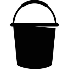 Simple vector icon bucket