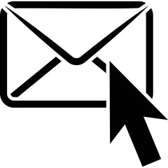 Simple vector icon mail letter