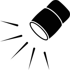 Simple vector icon lighting lamp