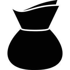 Simple vector icon money bag

