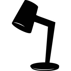 Simple vector icon table lamp