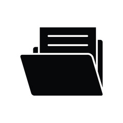 document folder icon vector design template simple and clean