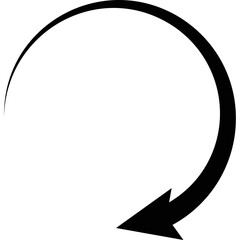 Simple vector icon arrow