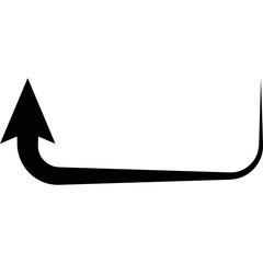 Simple vector icon arrow
