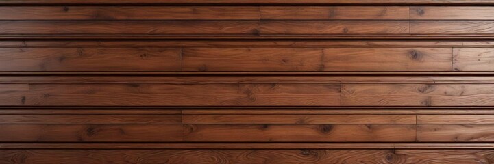 Obraz premium Classic wooden wall pattern with brown wood color tone, aged wood look, wooden surface, brown wood