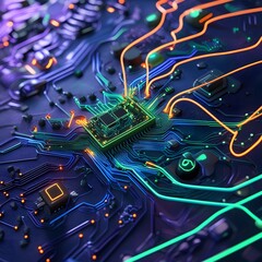 Neon abstract Background